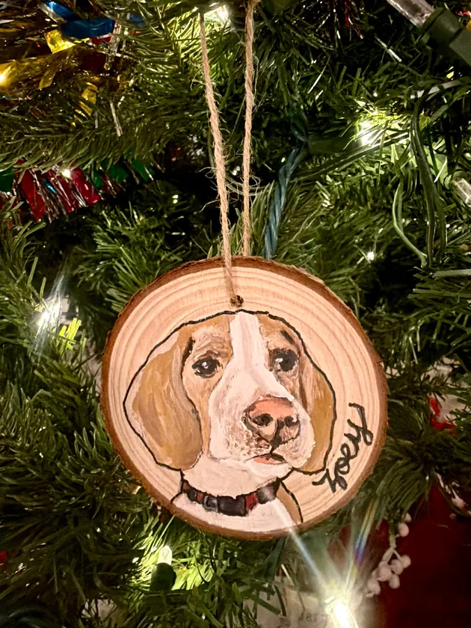 Pet Portrait Ornament